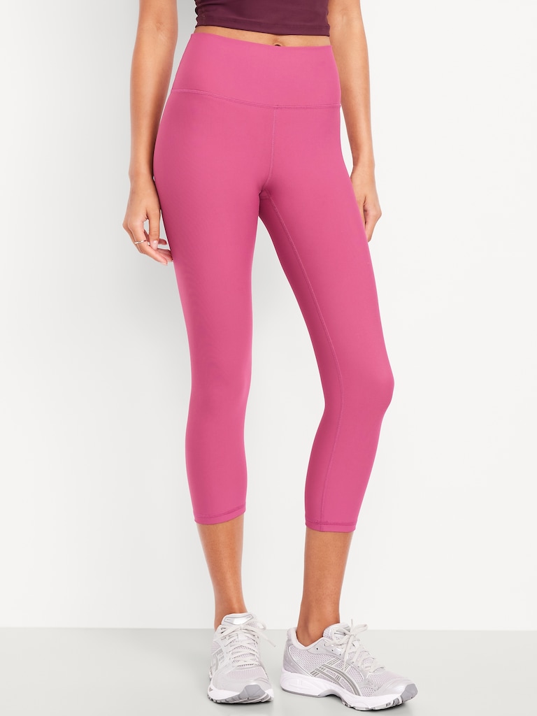 High-Waisted PowerSoft Crop Leggings