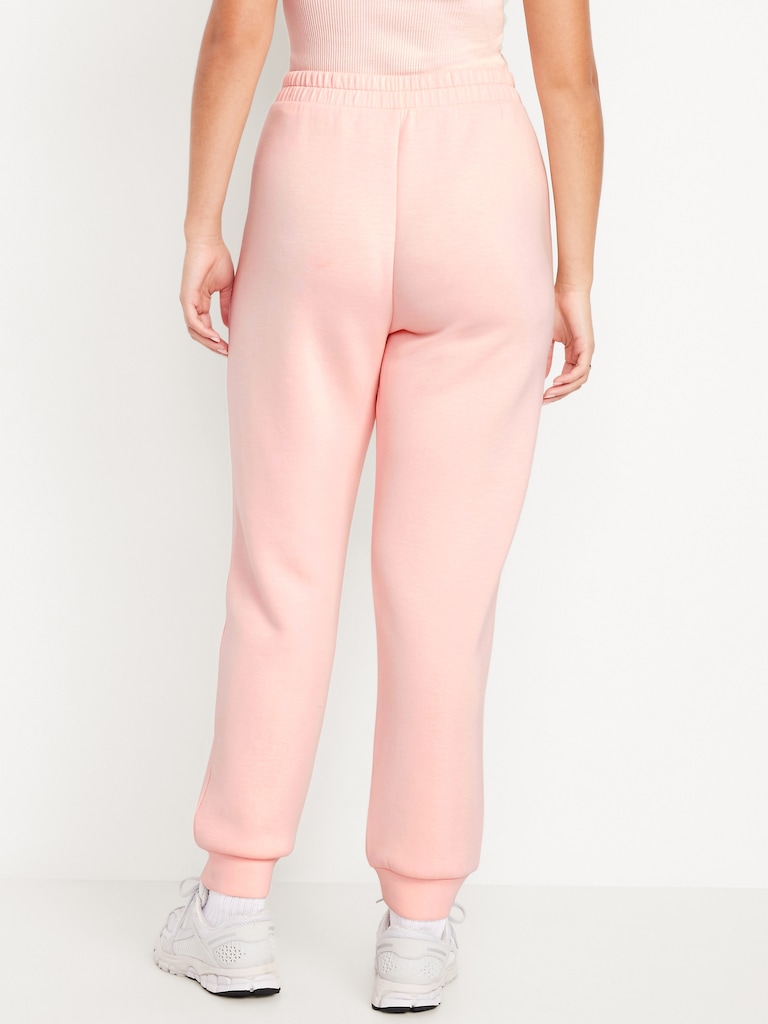 High-Waisted Bounce Fleece Jogger Sweatpants