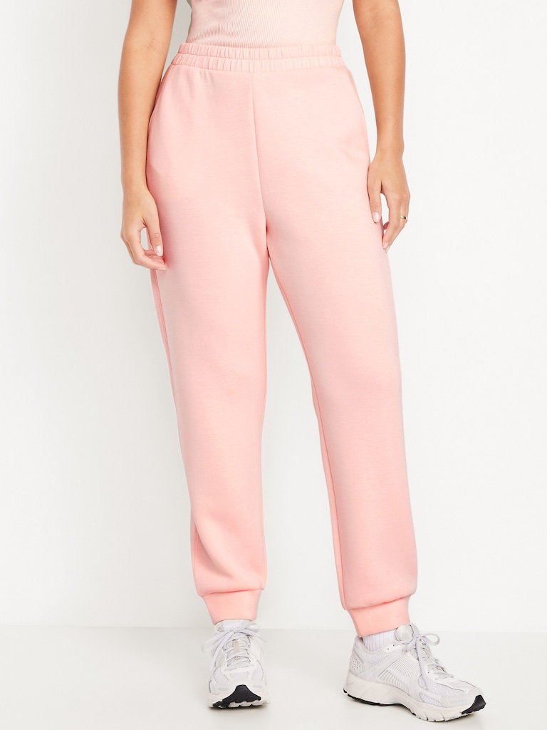 High-Waisted Bounce Fleece Jogger Sweatpants