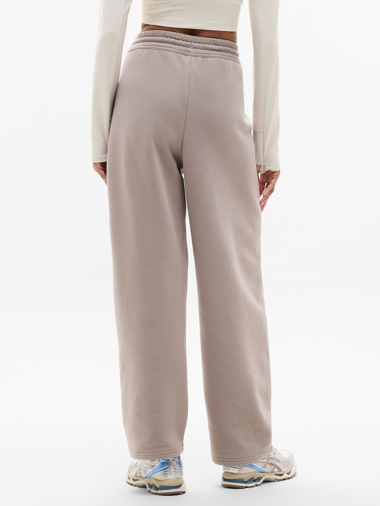 Forever Fleece Mid Rise Barrel Pant