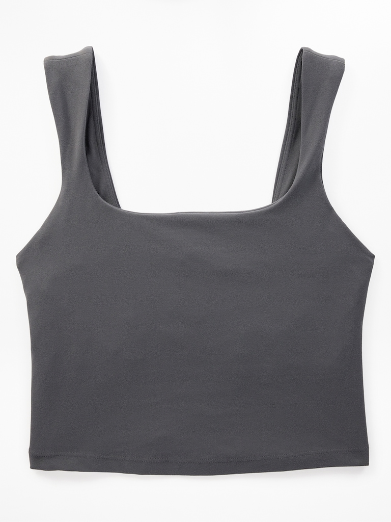 Transcend Square Neck Crop Sports Bra D-DD