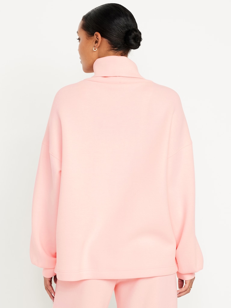 Bounce Fleece Funnel Neck Tunic