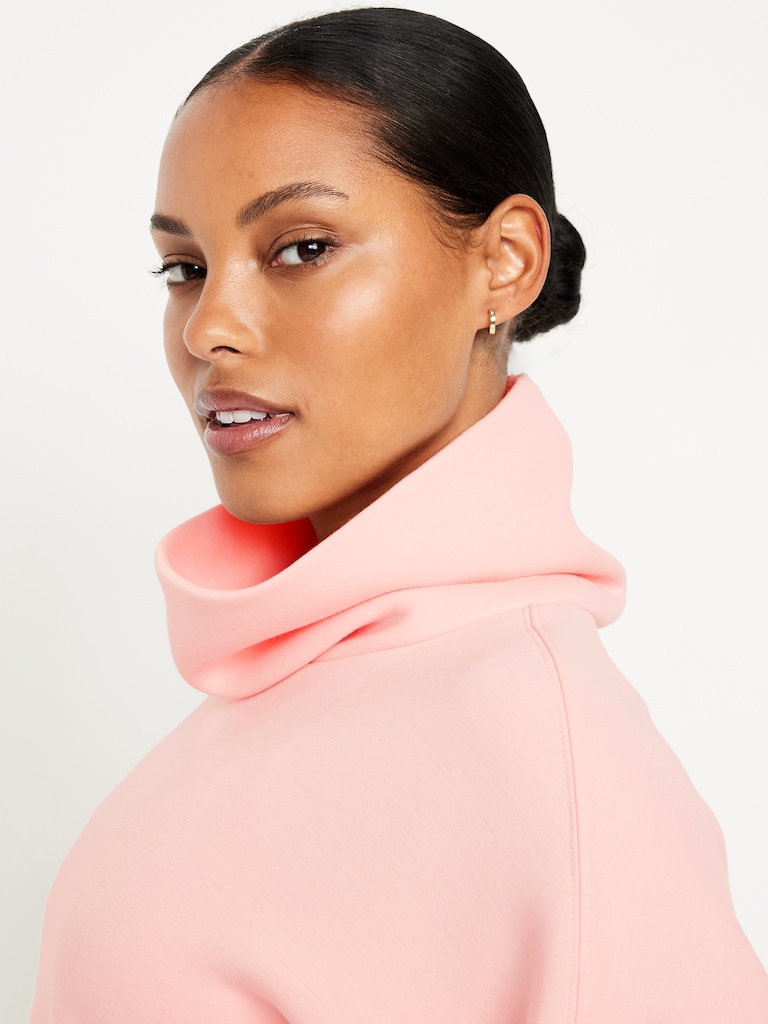 Bounce Fleece Funnel Neck Tunic