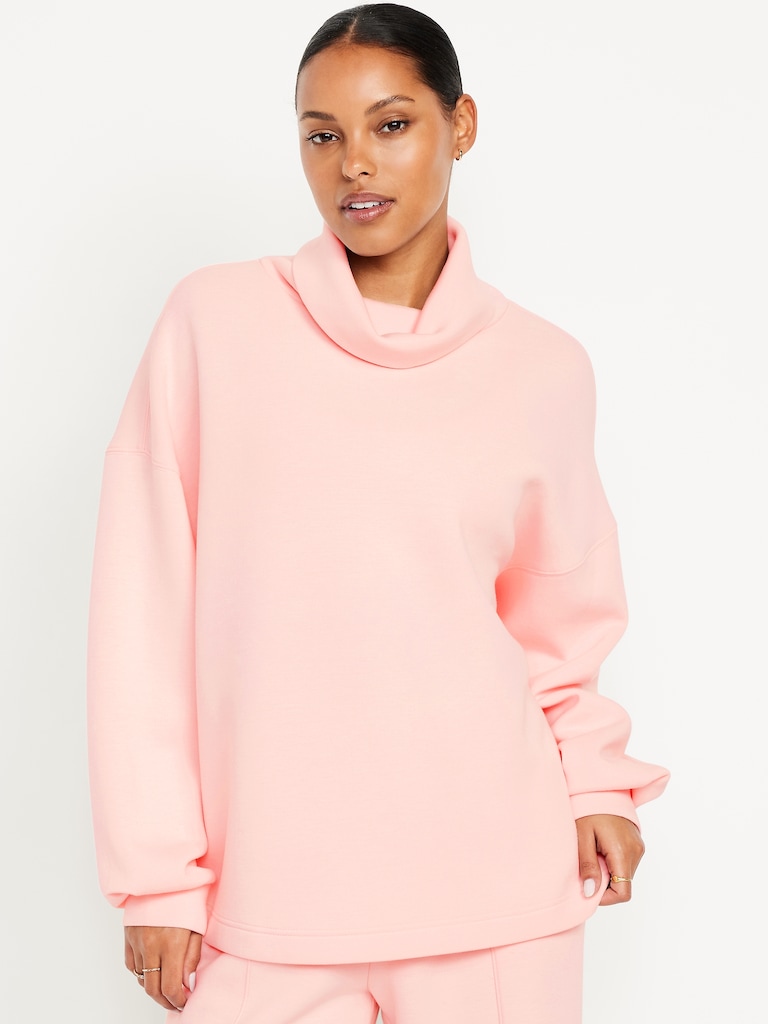 Bounce Fleece Funnel Neck Tunic