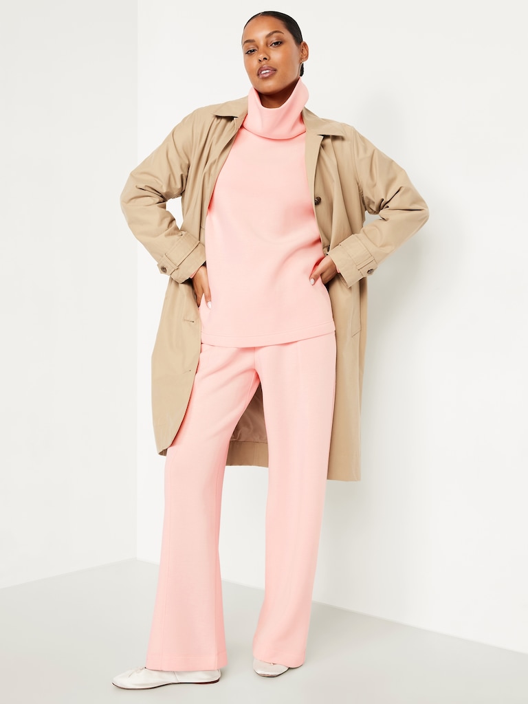 Bounce Fleece Funnel Neck Tunic