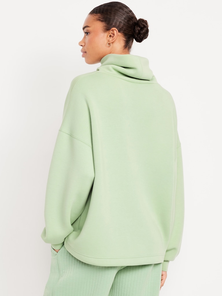 Bounce Fleece Funnel Neck Tunic