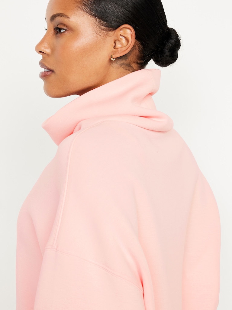 Bounce Fleece Funnel Neck Tunic