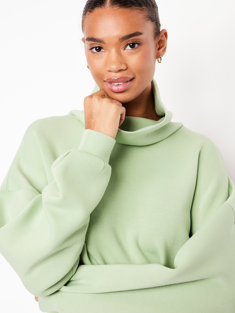 Bounce Fleece Funnel Neck Tunic