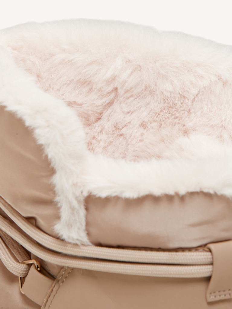 Cozy Lace-Up Platform Booties for Women