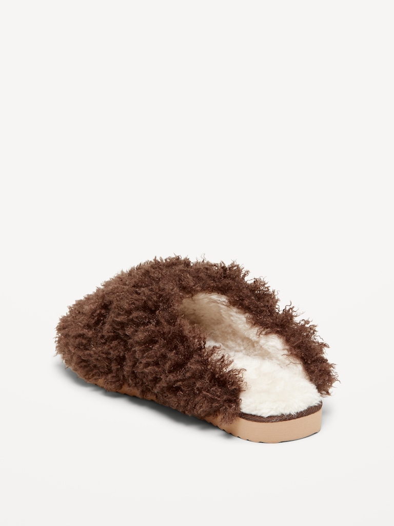 Faux Fur Slippers for Women