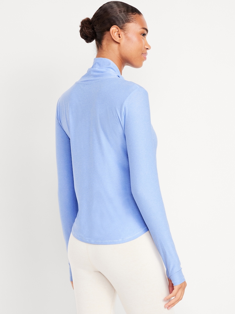 CloudMotion Funnel Neck Top