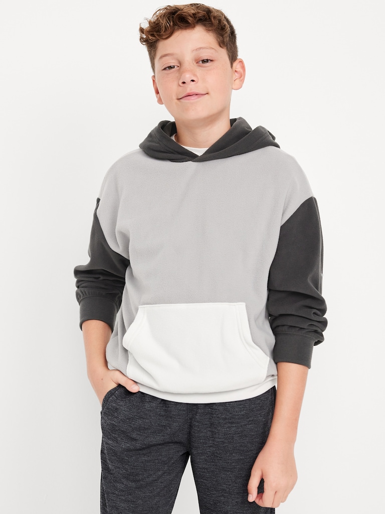 Oversized Microfleece Pajama Hoodie for Boys