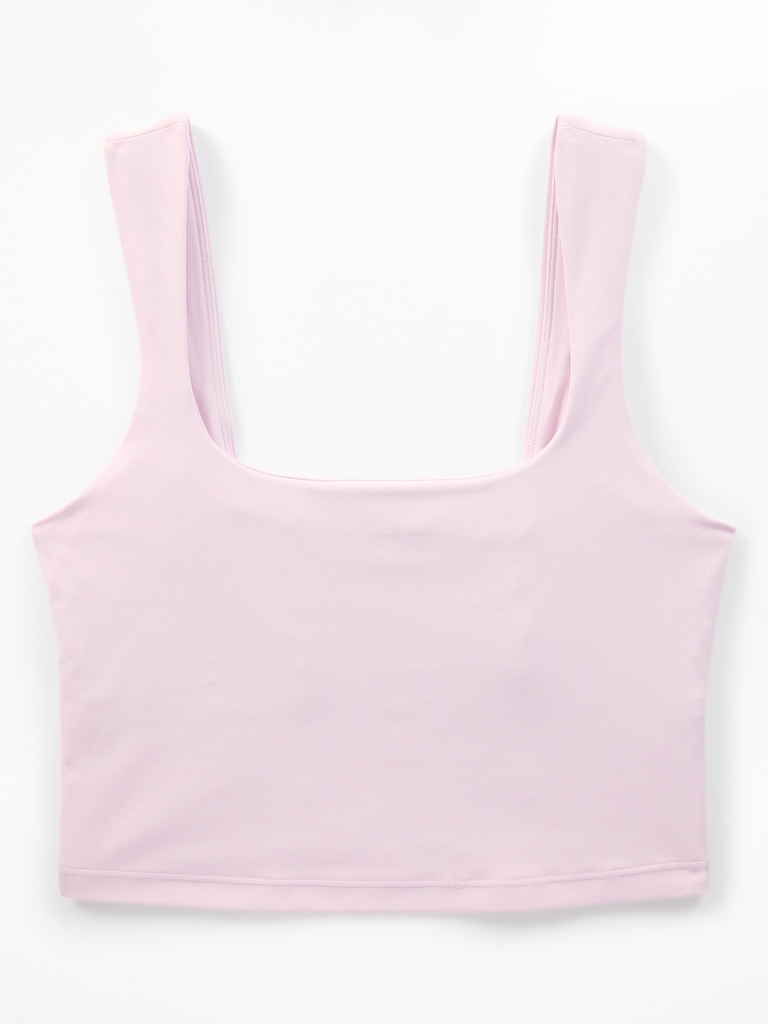 Transcend Square Neck Crop Sports Bra A-C