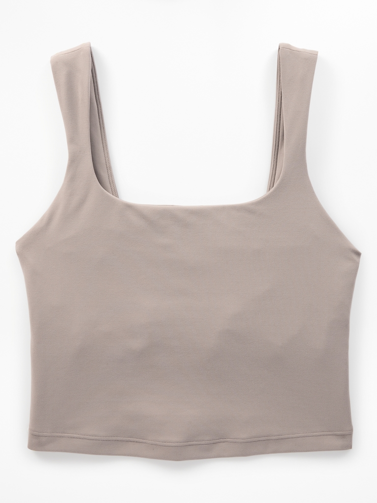Transcend Square Neck Crop Sports Bra D-DD