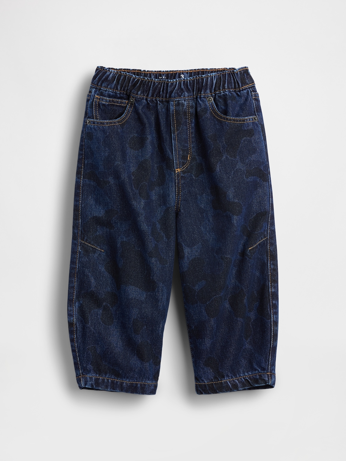 Baby & Toddler Pull-On Barrel Jeans