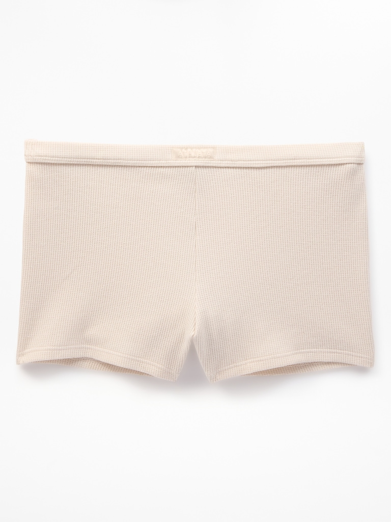 Tranquil Mid Rise Waffle Boyshort