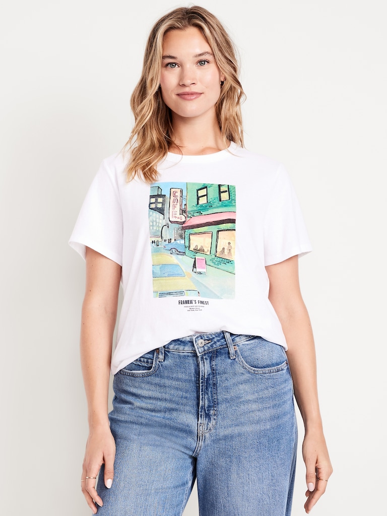 EveryWear Crew-Neck Graphic T-Shirt