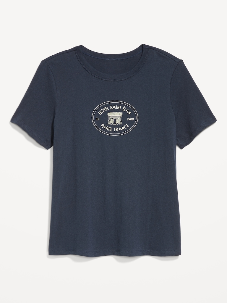 EveryWear Crew-Neck Graphic T-Shirt