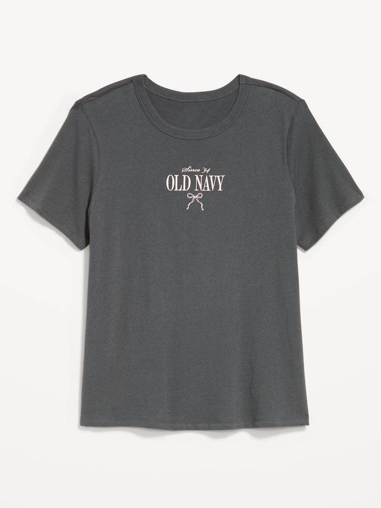 Crew-Neck Logo-Graphic T-Shirt