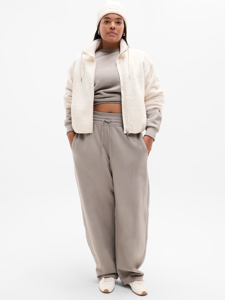 Forever Fleece Mid Rise Barrel Pant