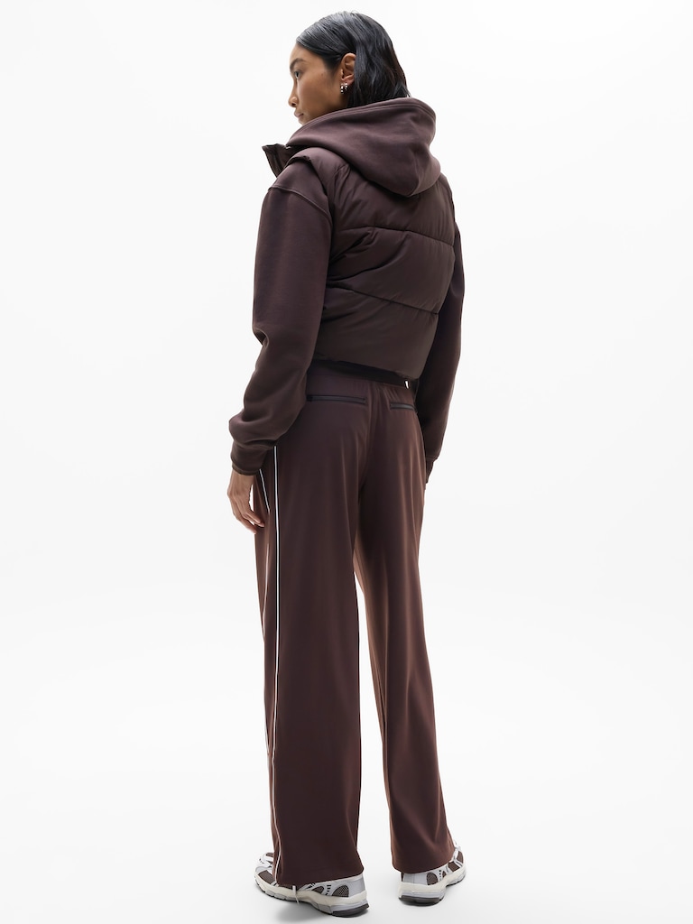 Venice High Rise Track Stripe Wide Leg Pant