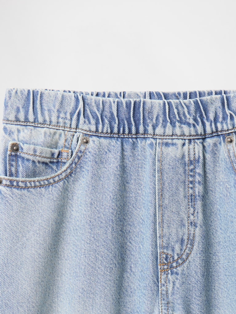 Kids UltraSoft Pull-On Baggy Jeans