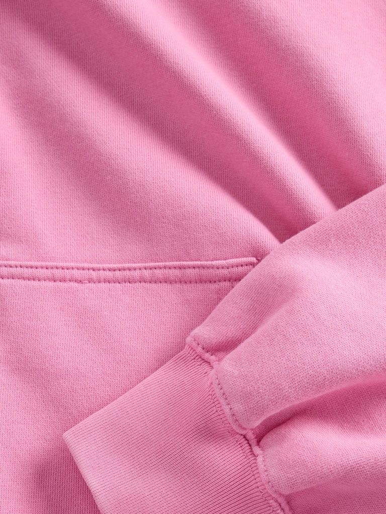 Heavyweight Oversized Crop Zip Hoodie
