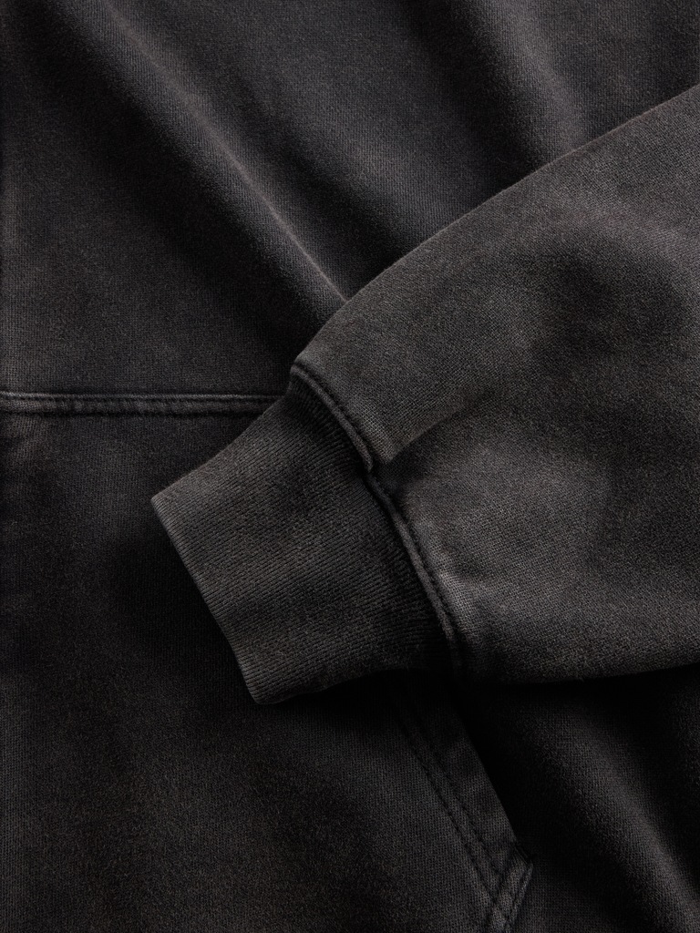 Heavyweight Oversized Crop Zip Hoodie