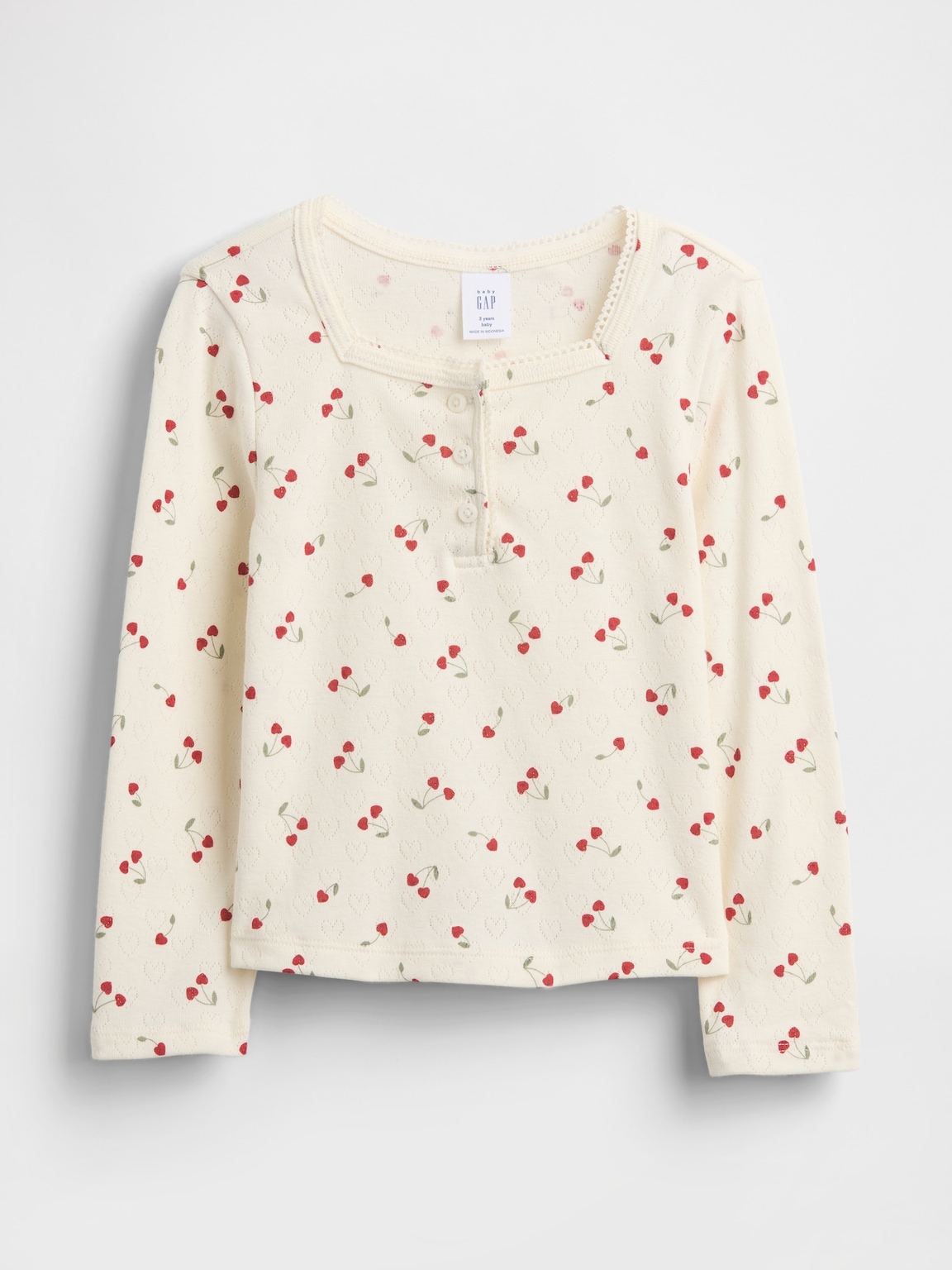 Baby & Toddler Pointelle Henley Top