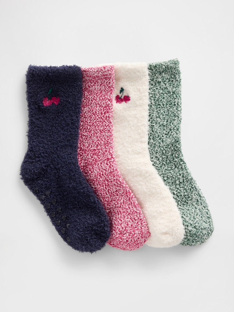 Baby & Toddler Cozy Socks (4-Pack)