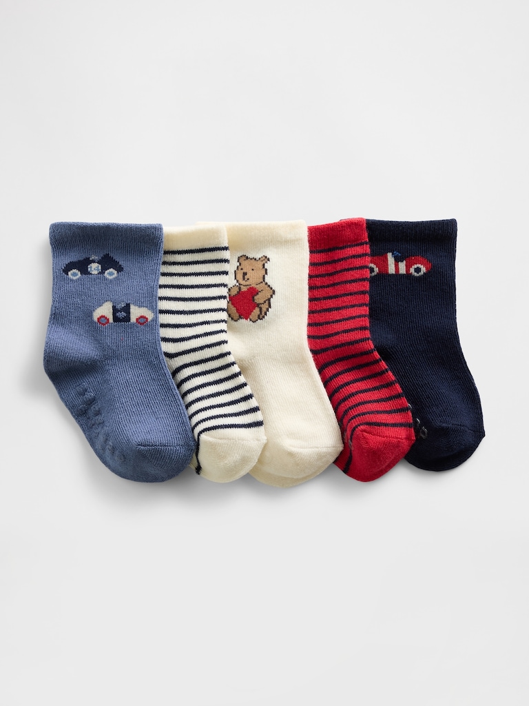Baby Crew Socks (5-Pack)
