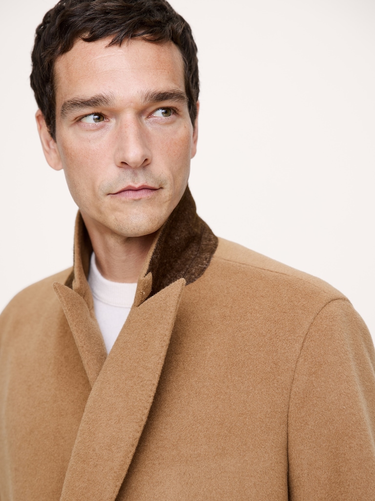 Double-Breasted Top Coat