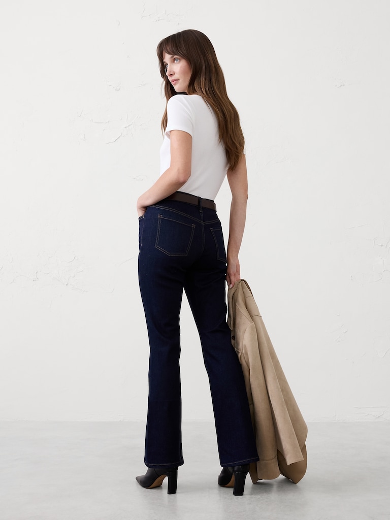Kick Flare Mid-Rise Jean