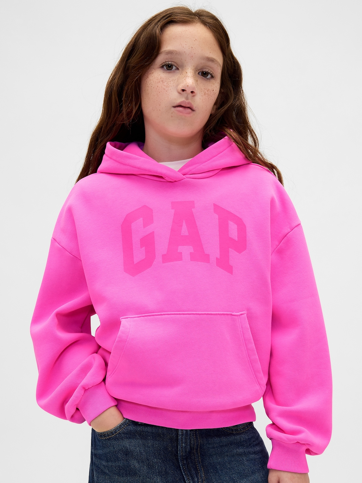 Kids Vintage Soft Logo Hoodie