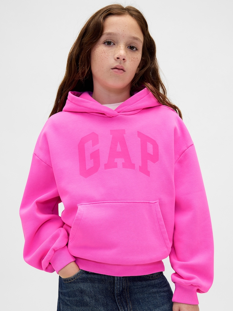 Kids Vintage Soft Logo Hoodie