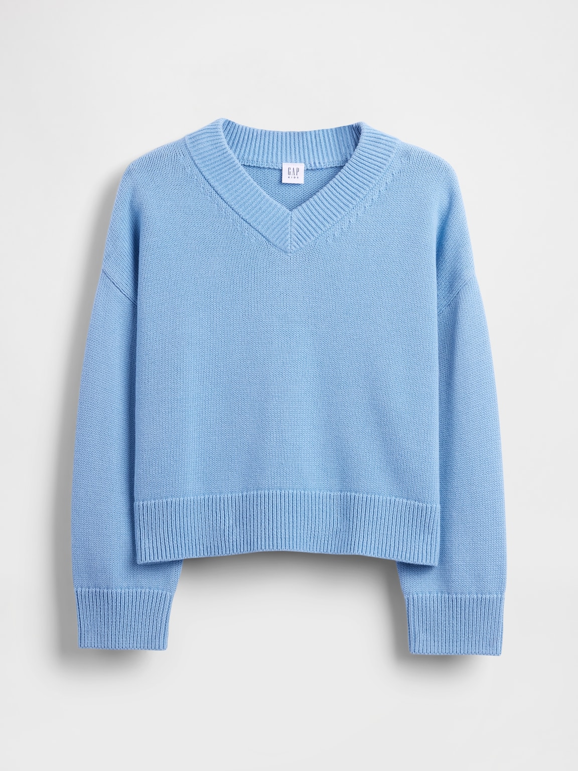 Kids Boxy V-Neck Sweater