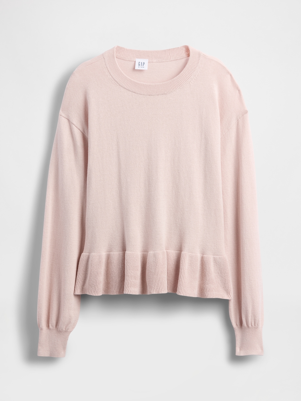 Kids Relaxed Peplum Sweater