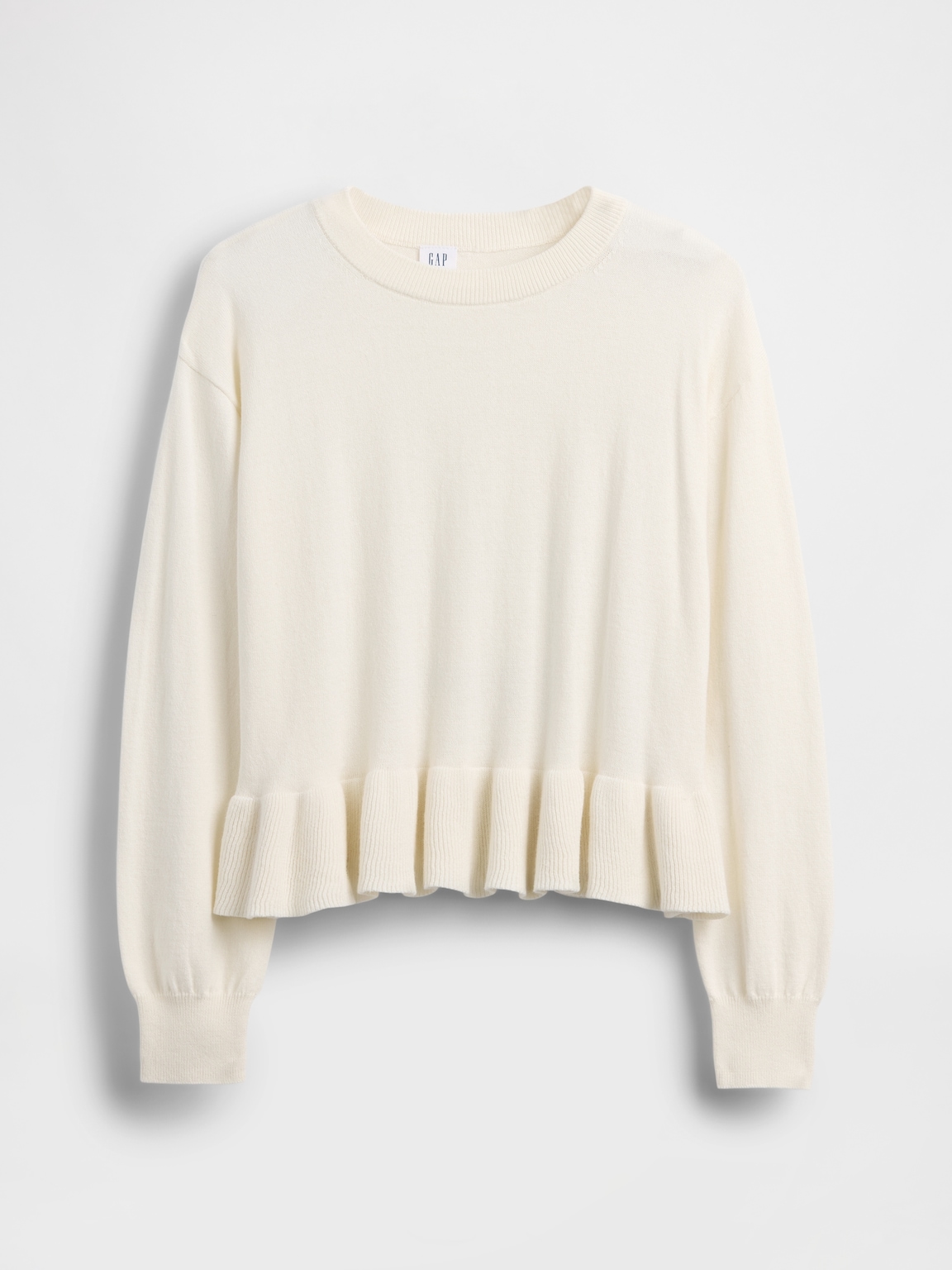 Kids Relaxed Peplum Sweater