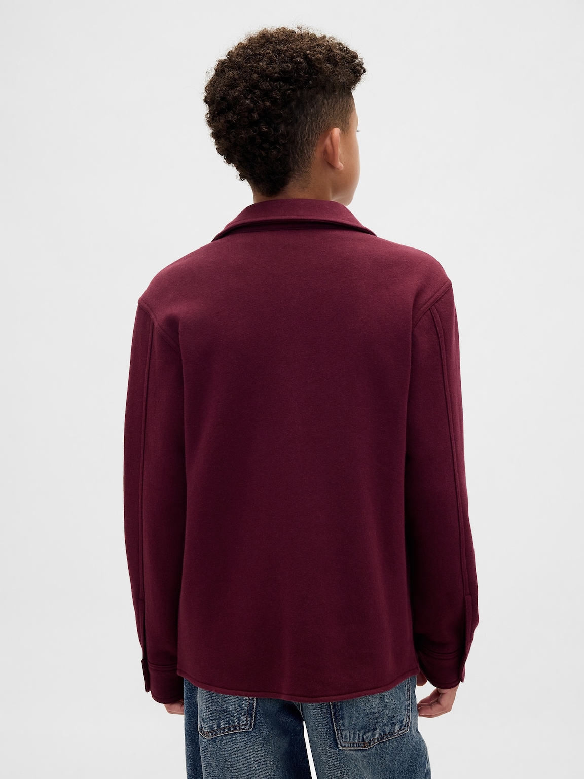 Kids Cozy Button-Front Shirt