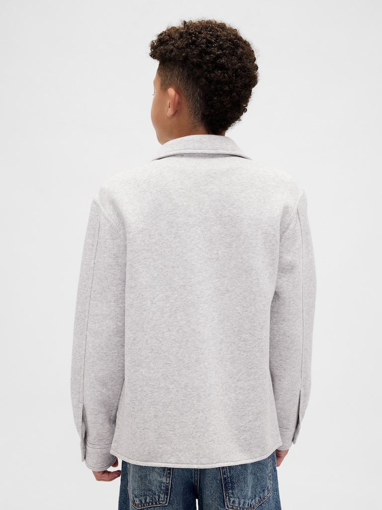 Kids Cozy Button-Front Shirt