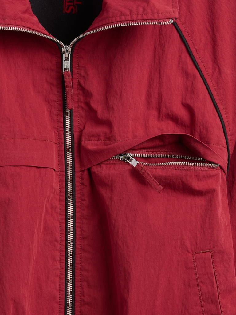 Stranger Things Flannel-Lined Track Jacket