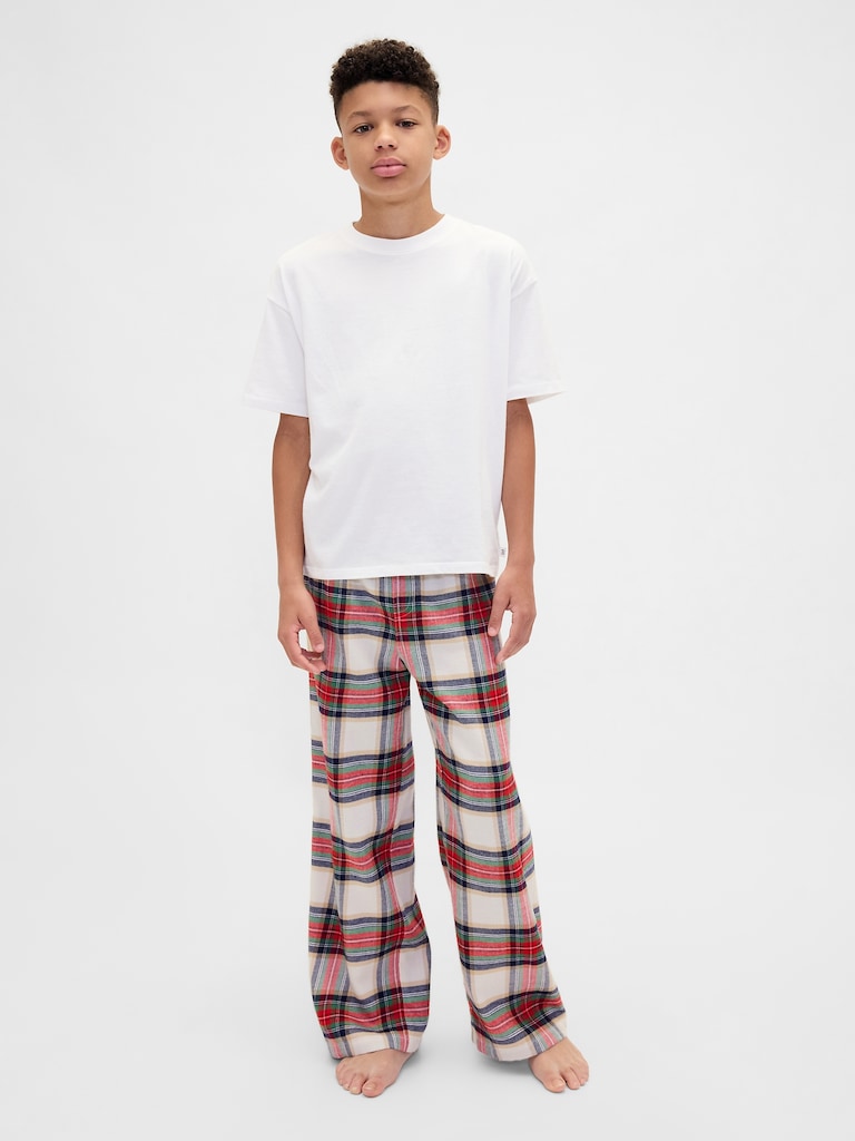 Kids Recycled Flannel PJ Pants
