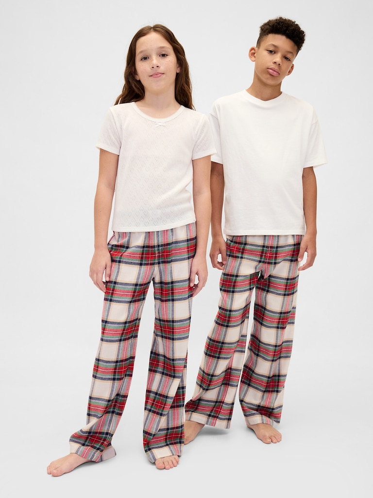 Kids Recycled Flannel PJ Pants