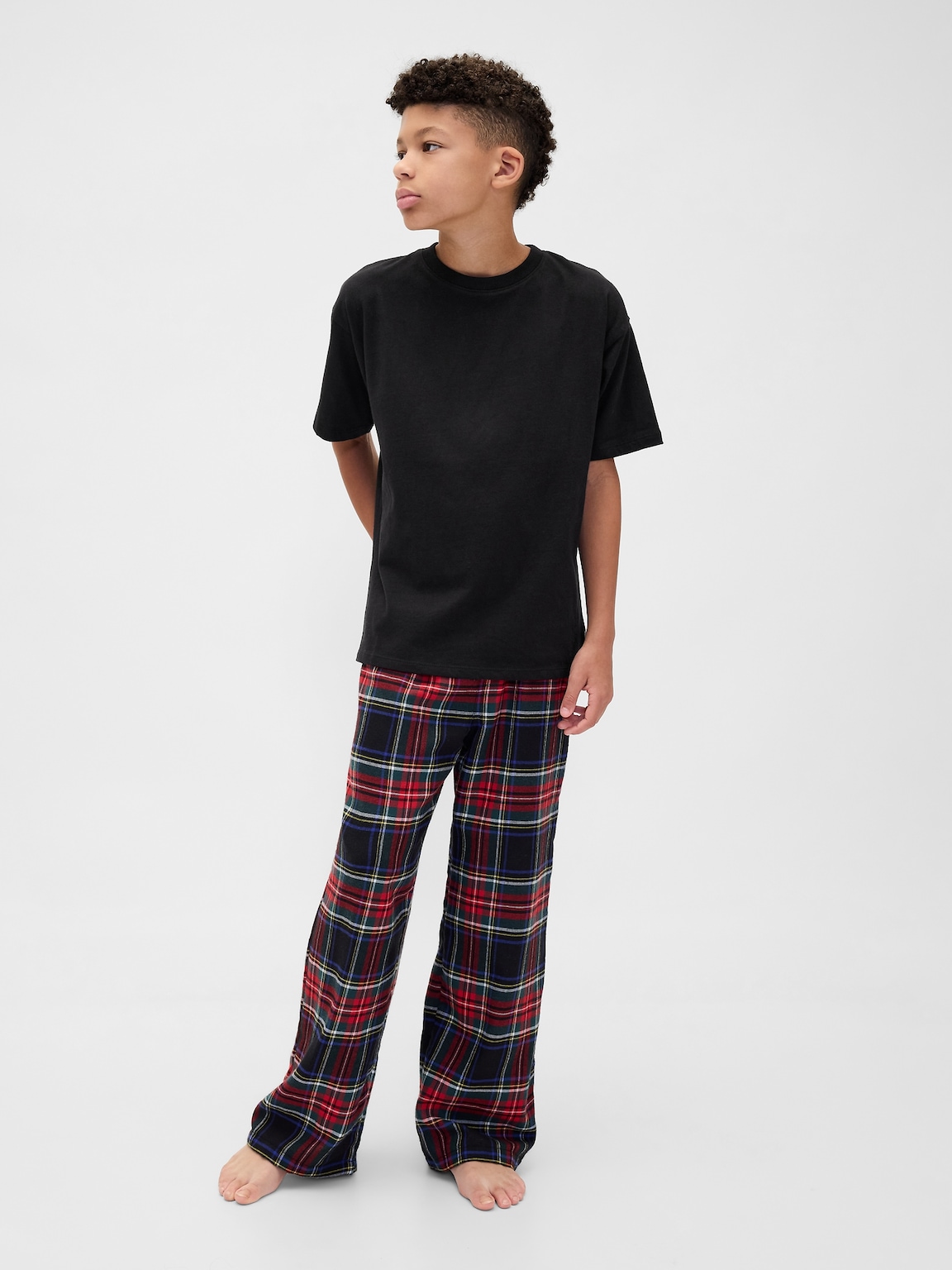 Kids Recycled Flannel PJ Set