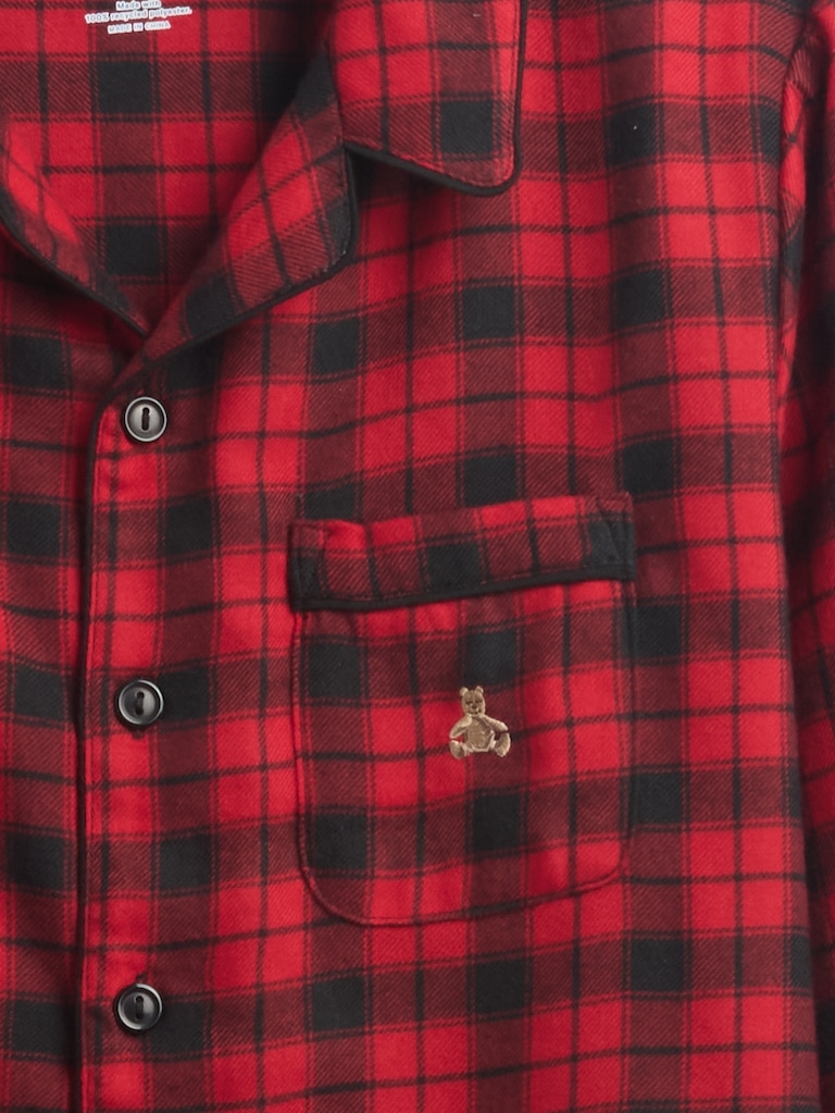 Kids Recycled Flannel PJ Set