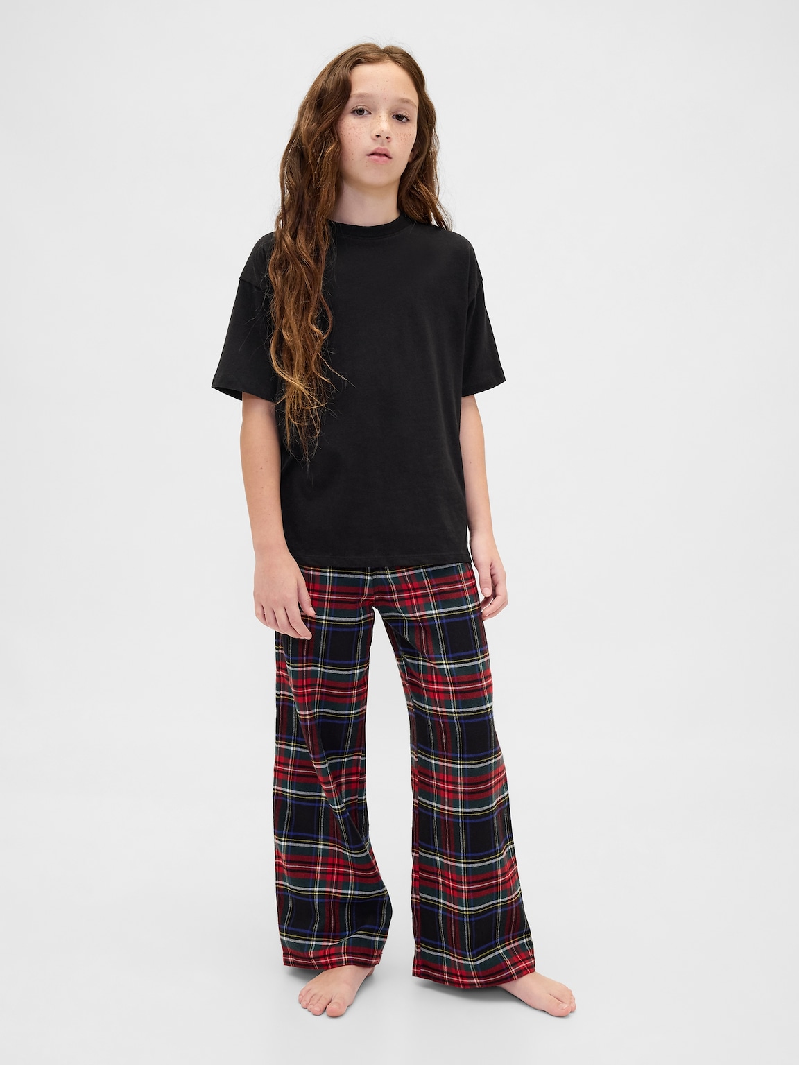 Kids Recycled Flannel PJ Set