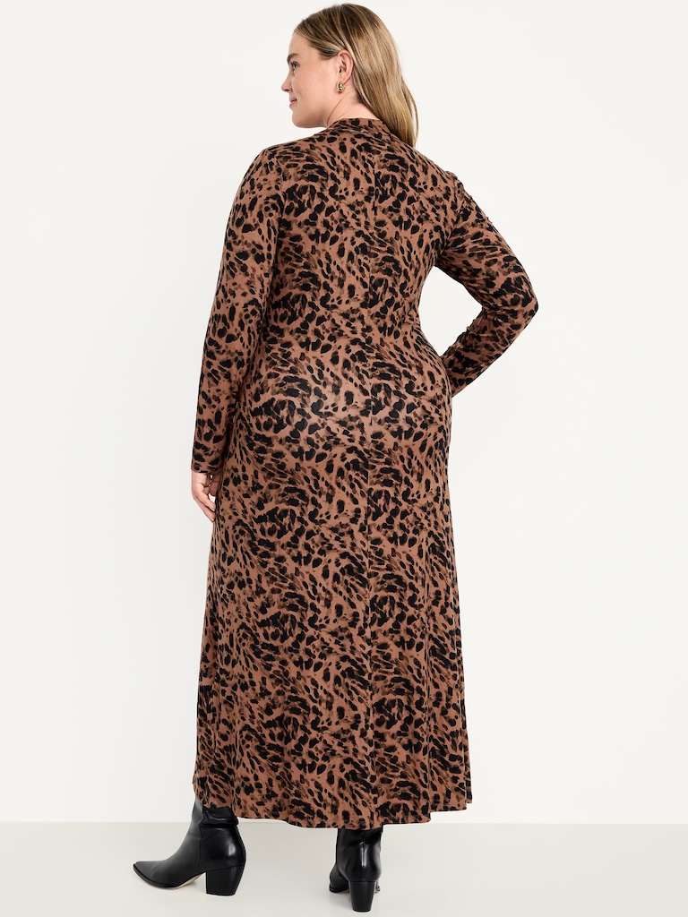 Mock Neck Maxi Dress