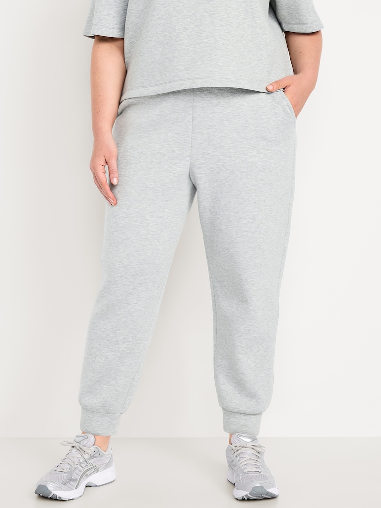 High-Waisted Bounce Fleece Jogger Sweatpants