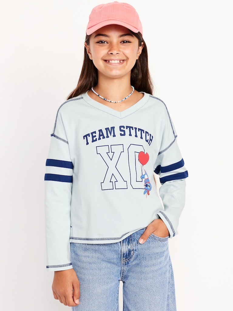 Disney© Stitch Long-Sleeve T-Shirt for Girls