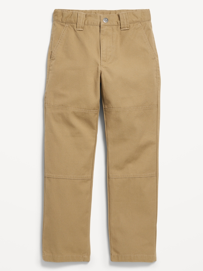 Canvas Straight-Leg Utility Pants for Boys